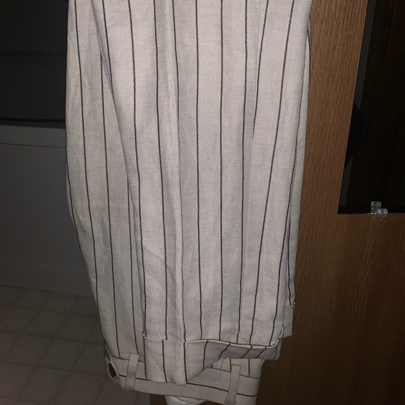 Suitsupply 32r Lazio in tan brown stripe - Picture 7 of 9